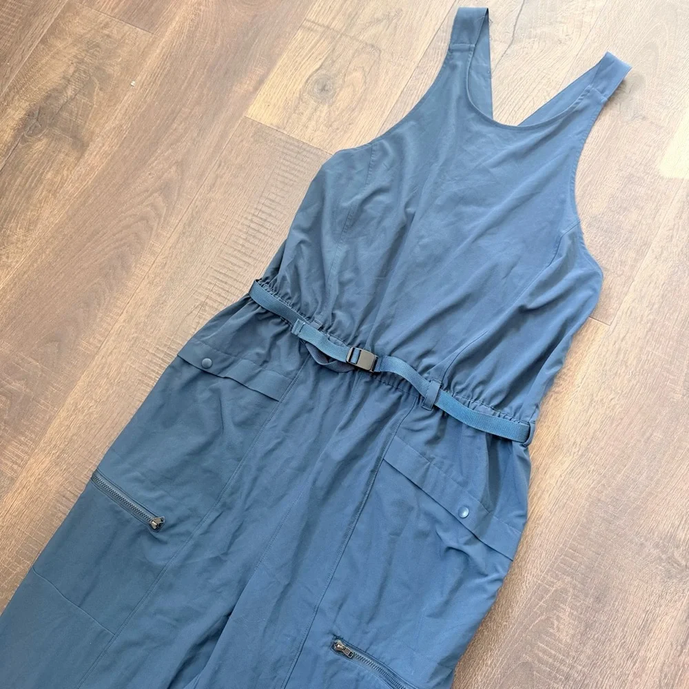 Patagonia Fleetwith Belted Jumpsuit | Tidepool Blue | Large - Picture 6 of 9